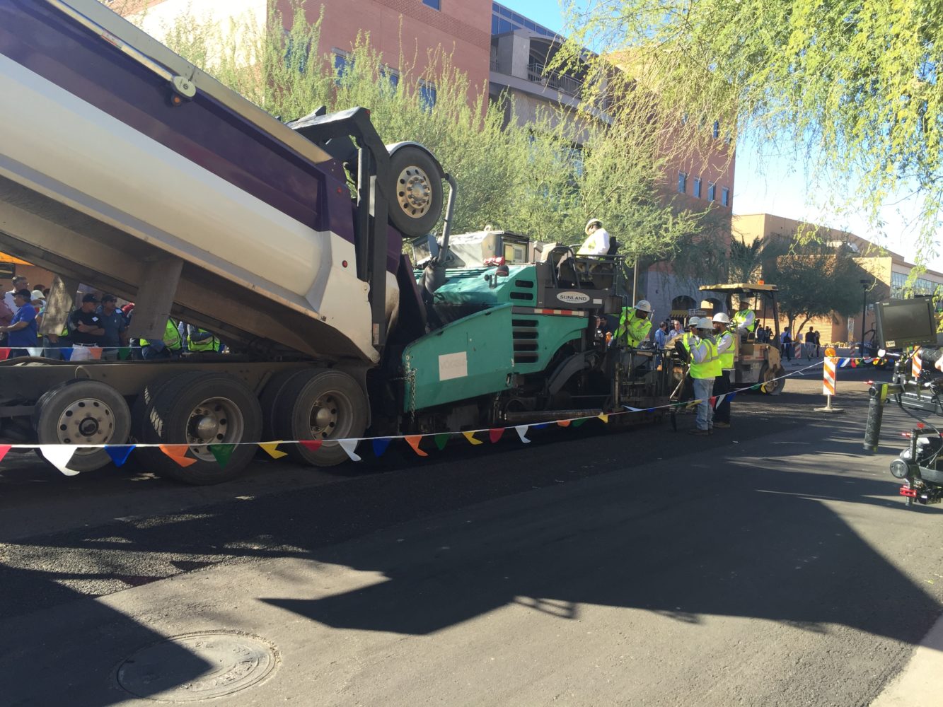 Sunland Demos Sustainable Pavement Methods at ASU Sunland Asphalt